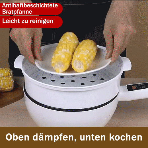 【Multifunktionaler intelligenter Elektro-Wok】Verbraucht nur einen Kilowatt pro Tag