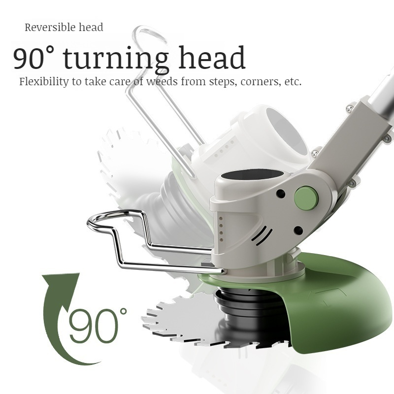 Small home rechargeable lithium mower handheld lawn mower trimming garden weed whacker