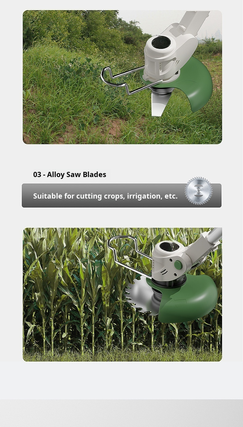 Portable garden lawn mower for tight spaces