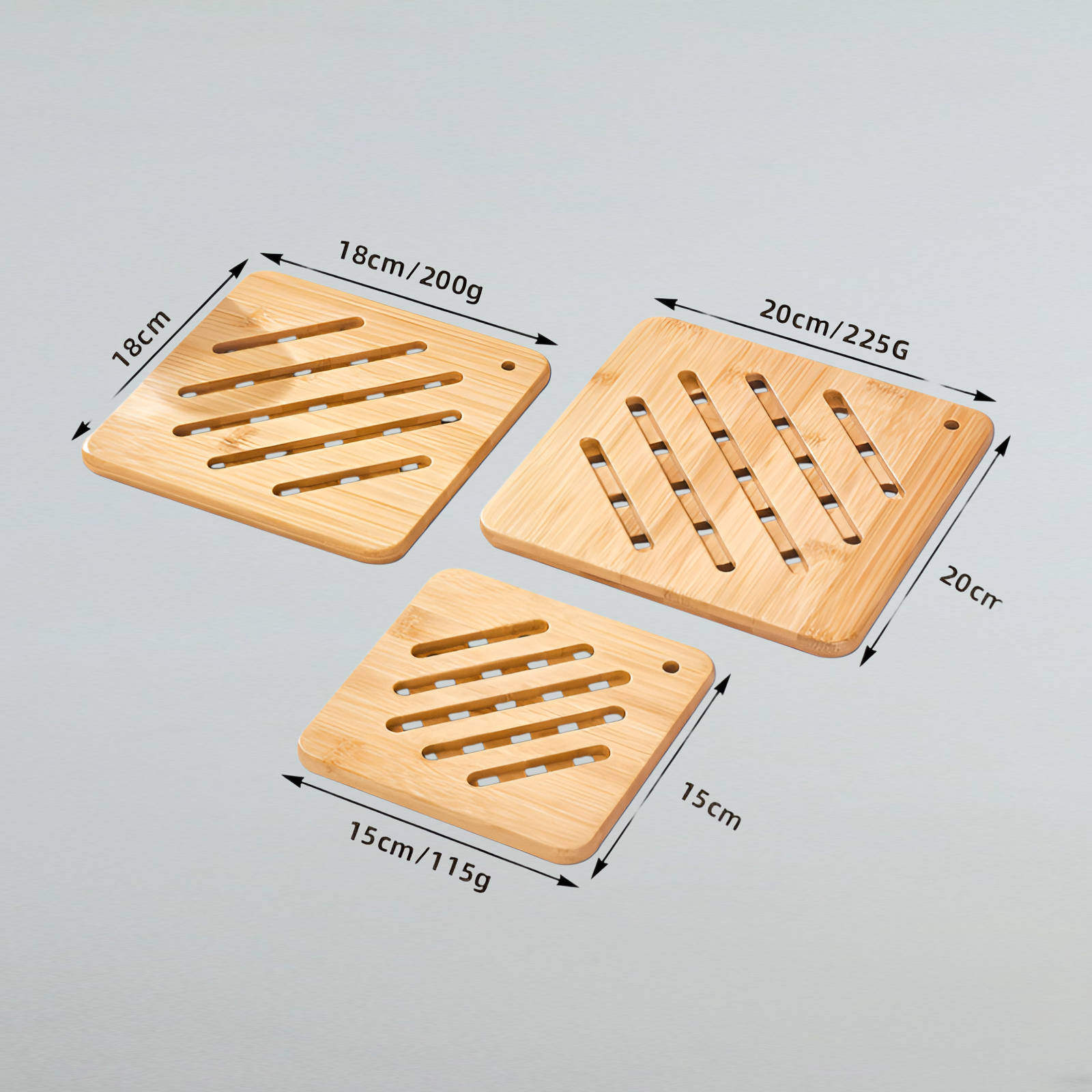 鍋敷き おしゃれ 鍋敷き 耐熱 木製 鍋敷き ツリーデザイン鍋敷きセット クリスマスツリー型 収納スタンド付き 鍋敷き 木