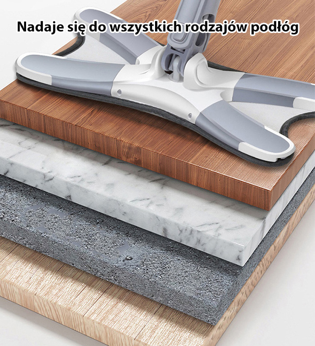 Mop obrotowy bez mycia