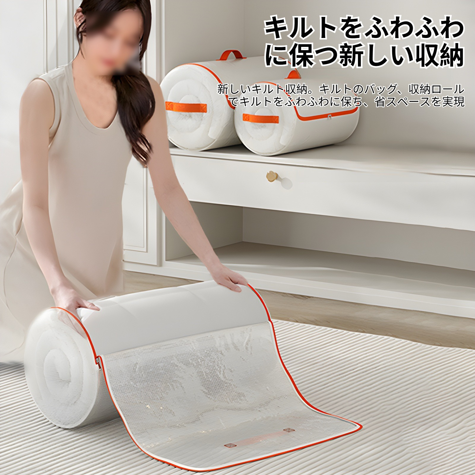 円筒形のPVC衣類キルト収納バッグ防水、防湿、圧縮可能な新しいスタイルの衣類キルト収納アーティファクト