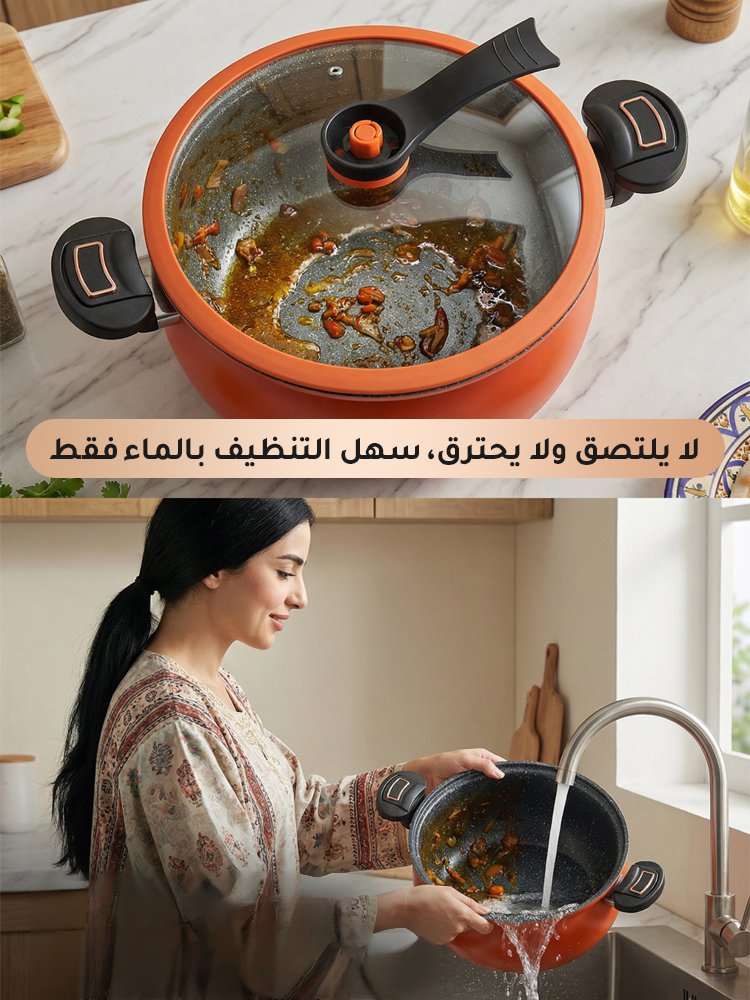 قدر الضغط متعدد الاستخدامات بسعة كبيرة