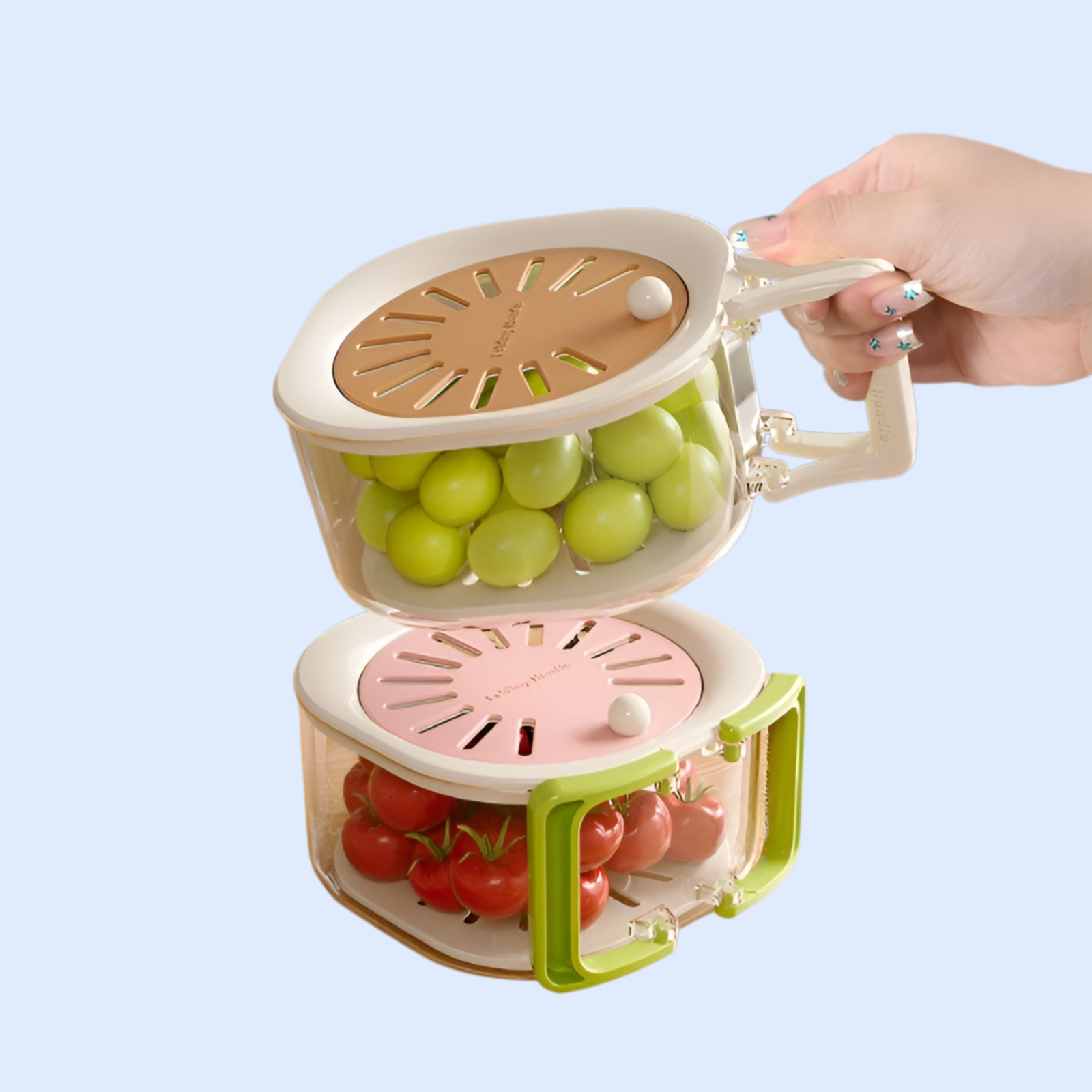 과일 세척 물빠짐 바구니