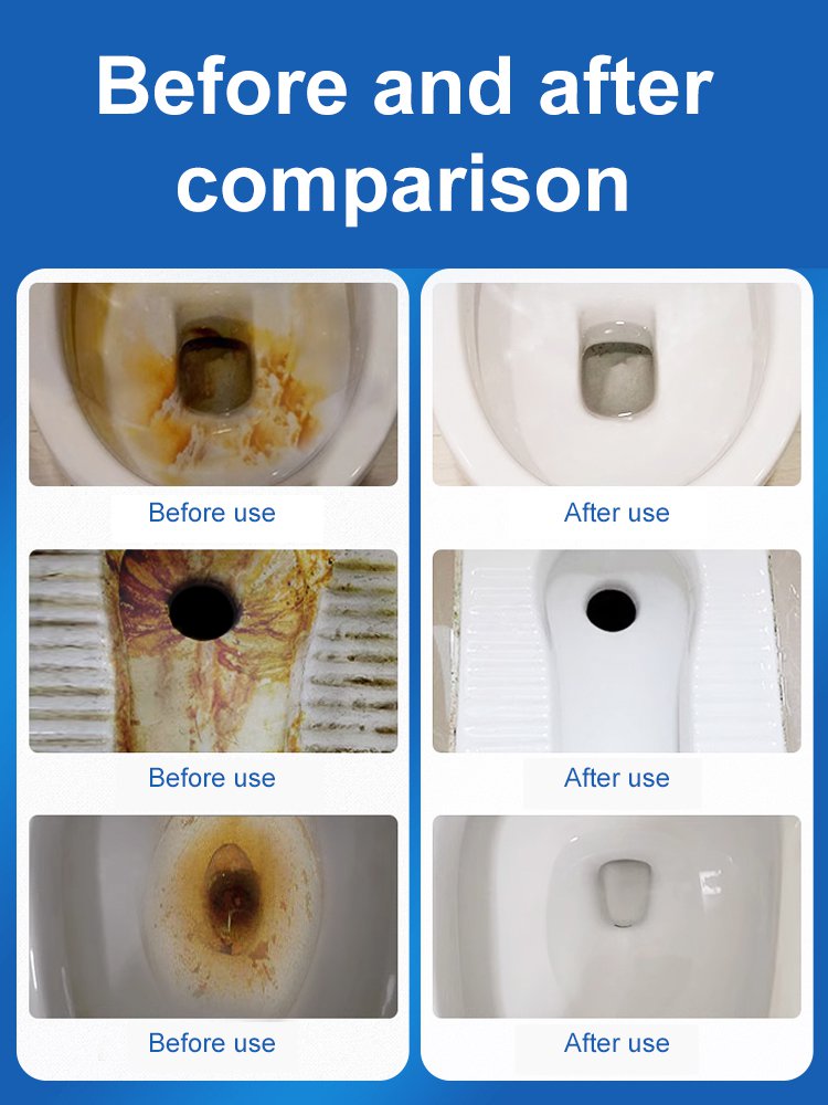 Replaceable toilet brush set