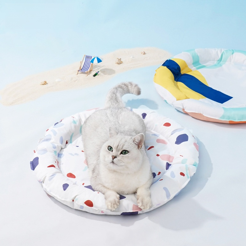 Zeze Sommer-Haustier-Eismatte, Kühlmatte, Katzenmatte, schlafende Katze, Schlafmatte, Katzennest, Hu