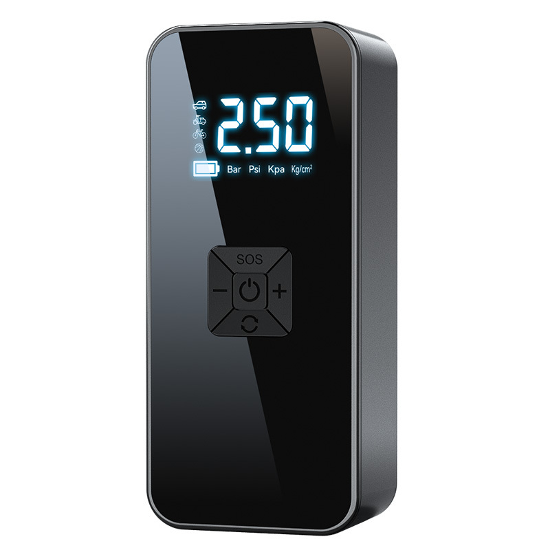 電動空気入れ 車 充電式 コードレス バイク 空気入れ 電動 空気圧指定可 自動停止 最大圧力150PSI 多機能電動空気入れ 仏/英/米式バルブ対応 6000mAh 