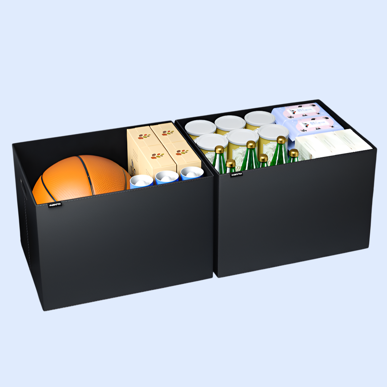  大容量おしゃれ収納バスケット