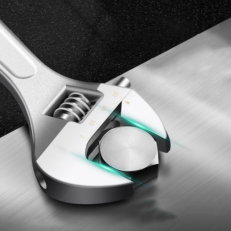 Large opening wrench pipe wrench