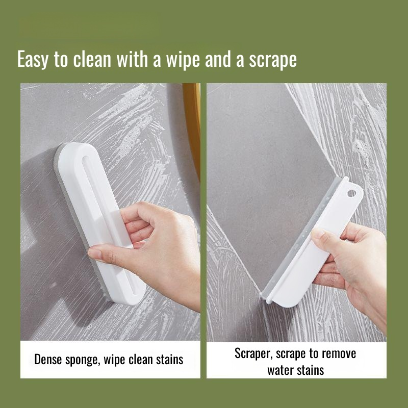 Japanese countertop scraper small scraper bathroom glass wiper artifact silicone cleaning tool bathr