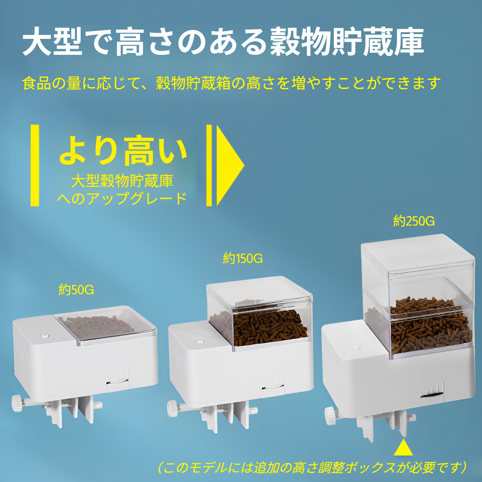 インテリジェントな4速水槽フィーダー観賞魚大容量タイマーフィーダーカメフード水槽自動魚フィーダー