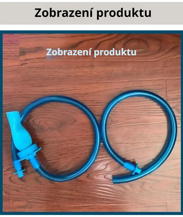 Odolná vodní hadice ke sprchovému koutu