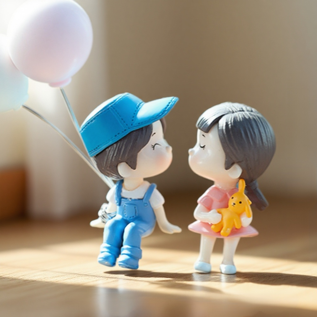 Car cute couple doll decoration ornament