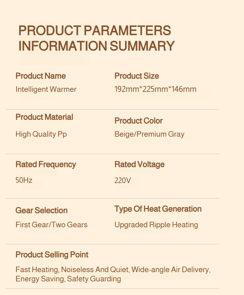 Modern energy saving heater in a cozy bedroom