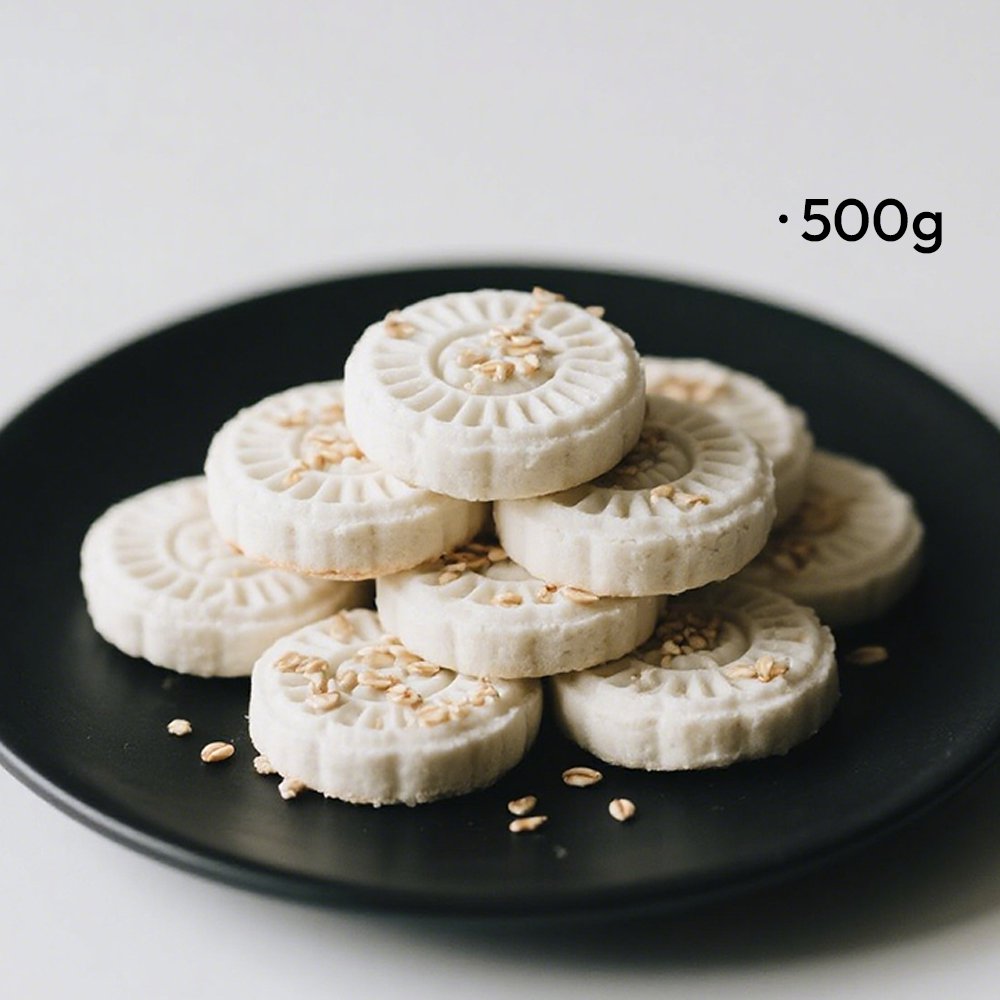 Saftiger Coix-Samen-Kuchen mit goldener Kruste