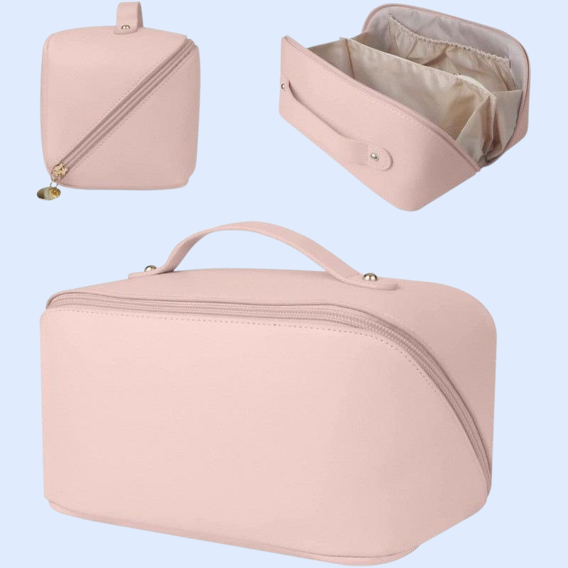pu fashionable and convenient cosmetic bag travel storage bag large capacity wash bag hand improve a