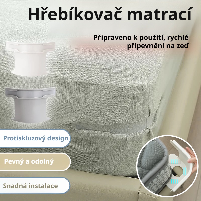 Neviditelný držák prostěradla, japonský styl, proti sklouznutí