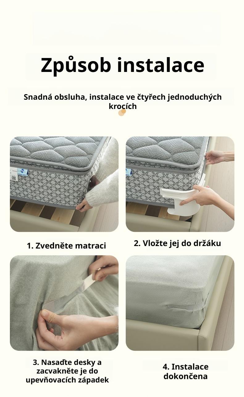 Japonský styl držáku prostěradla