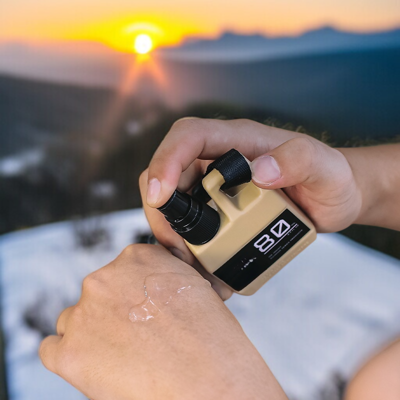 아웃도어 여행 휴대용 플라스틱 포트 소독제 스프레이 병 소분병 압착식 알코올 스프레이 병