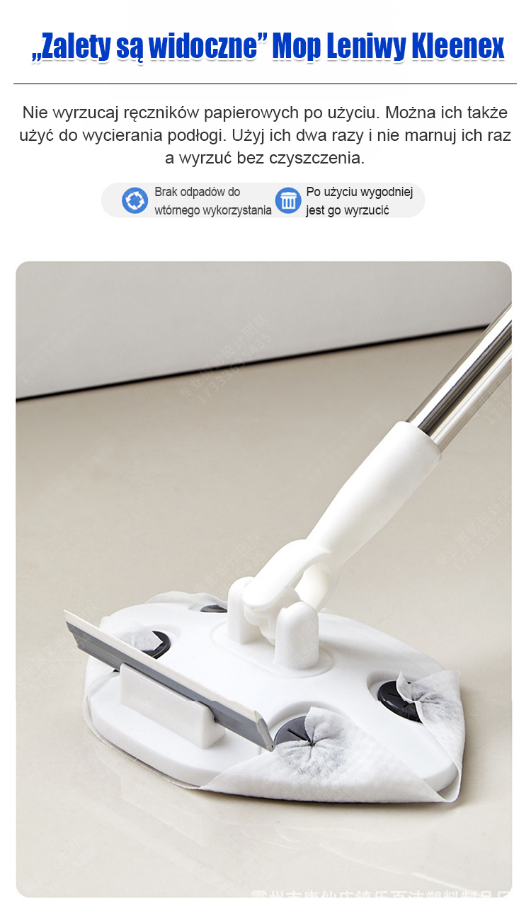 Ściągaczka do wody na mokrej powierzchni