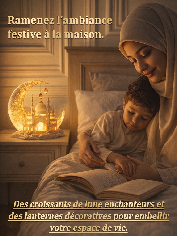 Décorations de l'Aïd al-Fitr à la Mosquée Al-Hilal