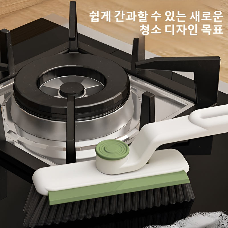 가정용 다용도 회전 틈새 브러쉬 긴 손잡이 경모 수조 변기 브러쉬 욕실 청소 도구