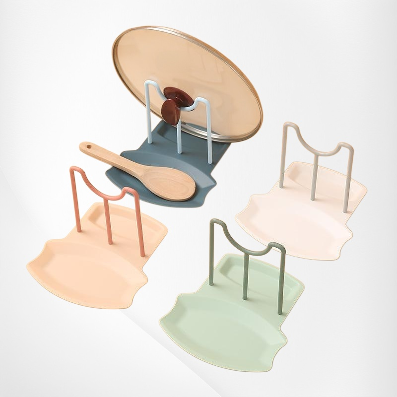 多機能鍋蓋＆お玉スタンド キッチン用収納ラック