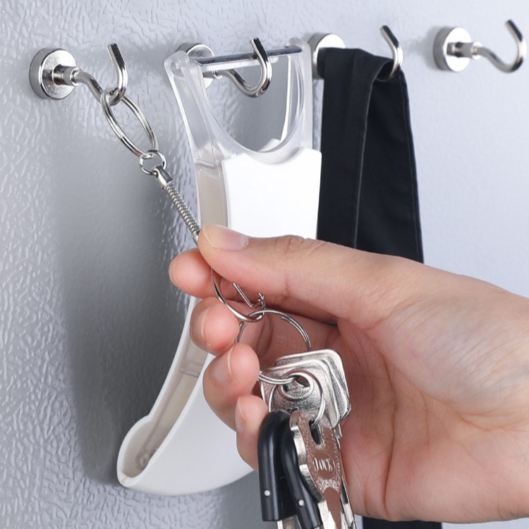 강력 마그네틱 후크 흡착판 헴 트임 네오디뮴 철붕소 강력 강자성 후크 금속 자석 흡착 후크