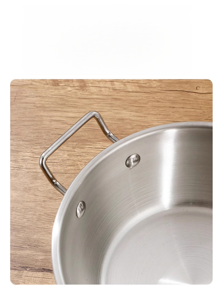 304ステンレス両耳付きボウル+スプーン