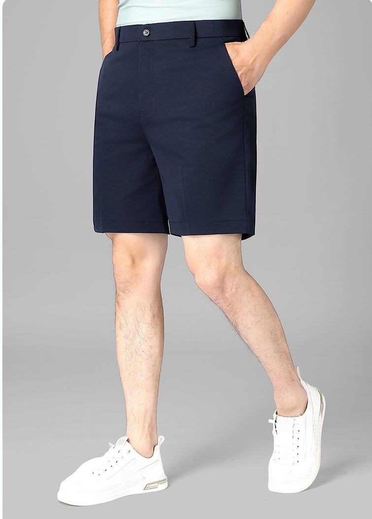 シンプルなデザインの通気性メンズ五分丈パンツ