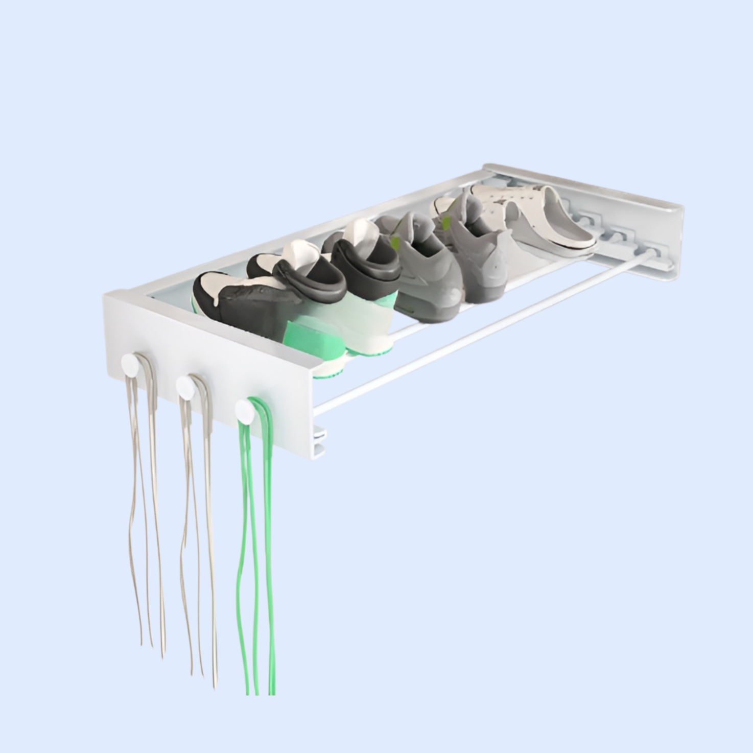 室内干し 折りたたみ式 壁掛けハンガーラック 洗濯物干し 折り畳み式 物干しラック 壁掛け 防風設計アルミニウム 伸縮タイプ 隠し物干し ウォールハンガー 省スペース 服掛 布団干しなど用 物干しハン