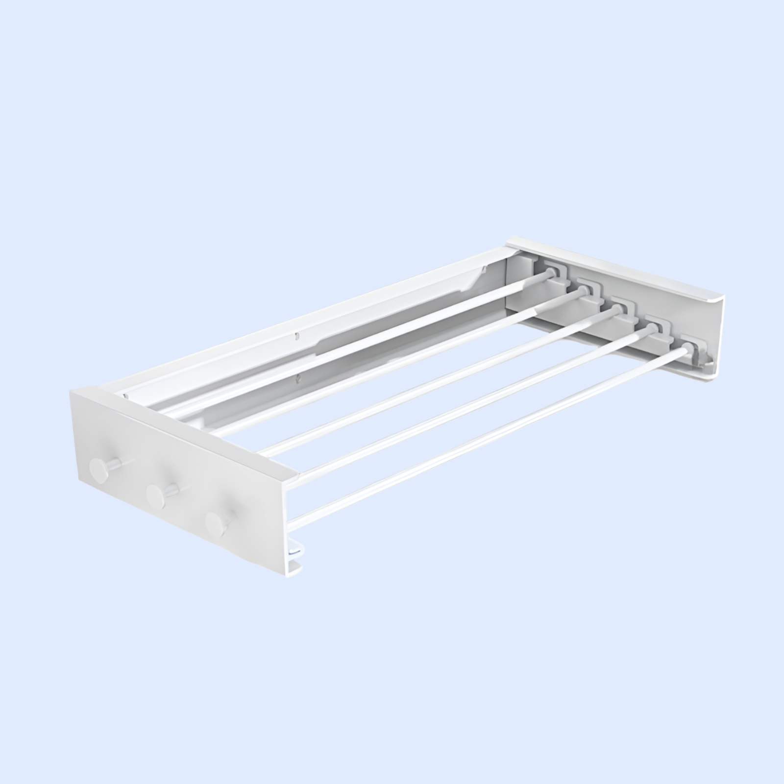 室内干し 折りたたみ式 壁掛けハンガーラック 洗濯物干し 折り畳み式 物干しラック 壁掛け 防風設計アルミニウム 伸縮タイプ 隠し物干し ウォールハンガー 省スペース 服掛 布団干しなど用 物干しハン