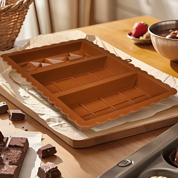 長方形矽膠巧克力模具