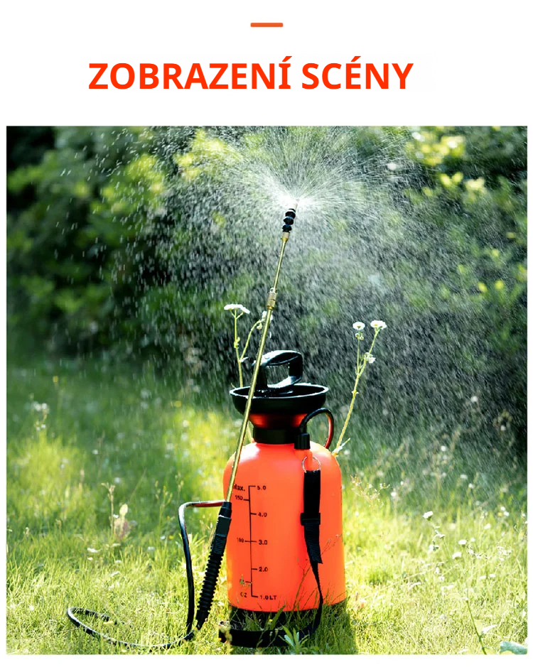 Plastová konvička na zalévání s dlouhou životností