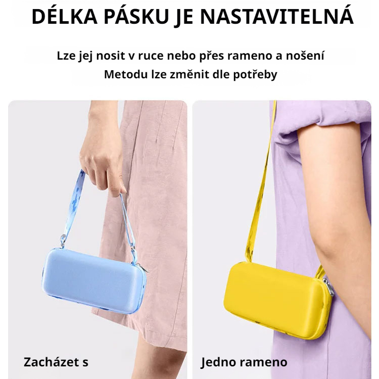 Mini crossbody taška s kapsou na skládací deštník