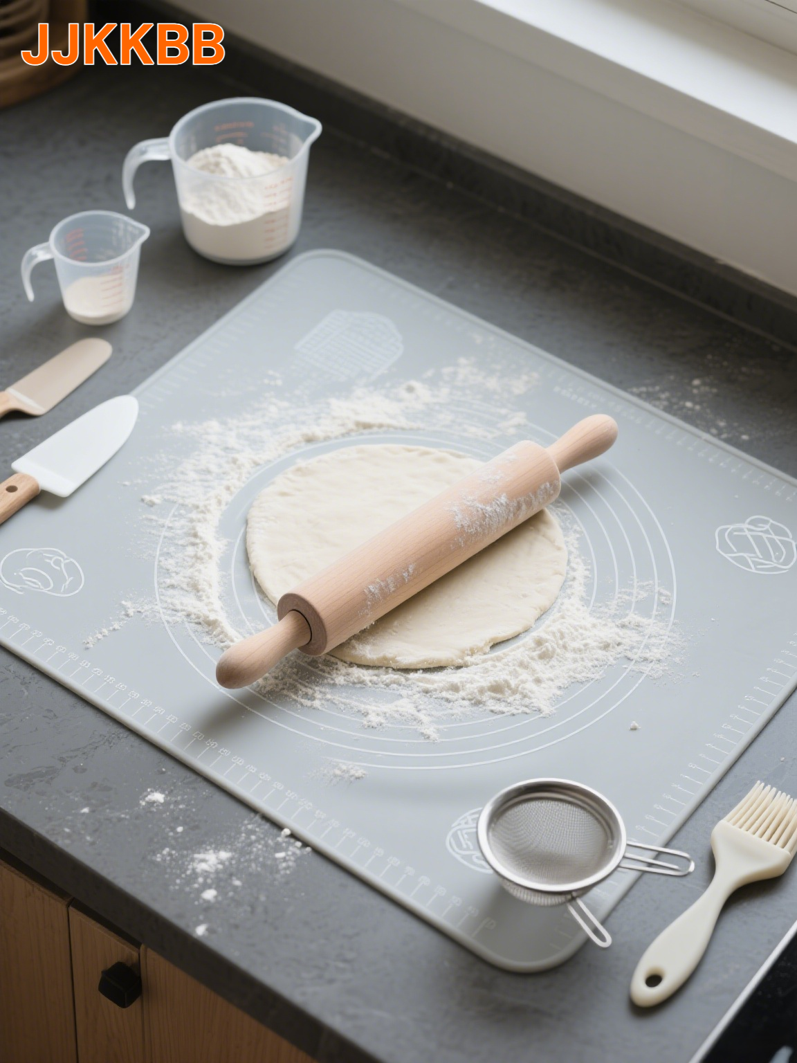 실리콘 노스틱 반죽 반죽 패드