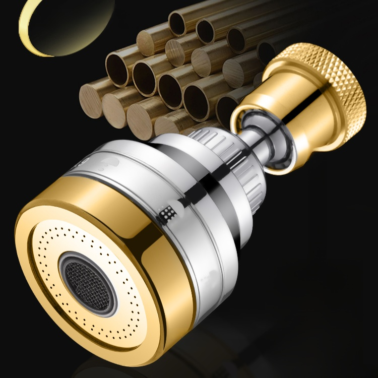 금테  3단 샤워기 버블러