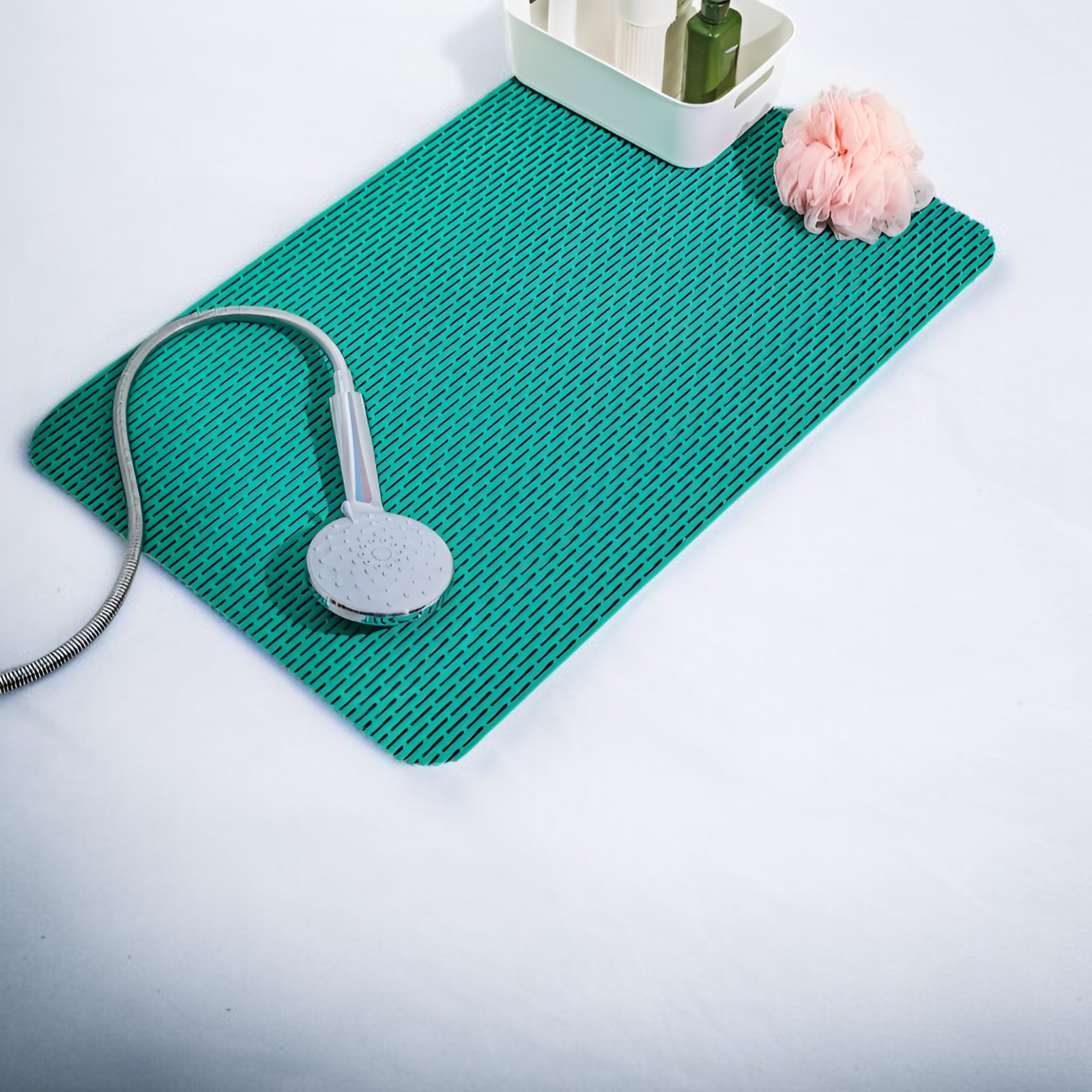 물에 젖어도 미끄러지지 않는 욕실 발판