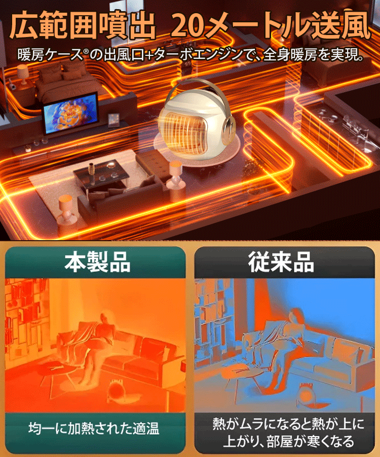 3秒速暖ヒーター