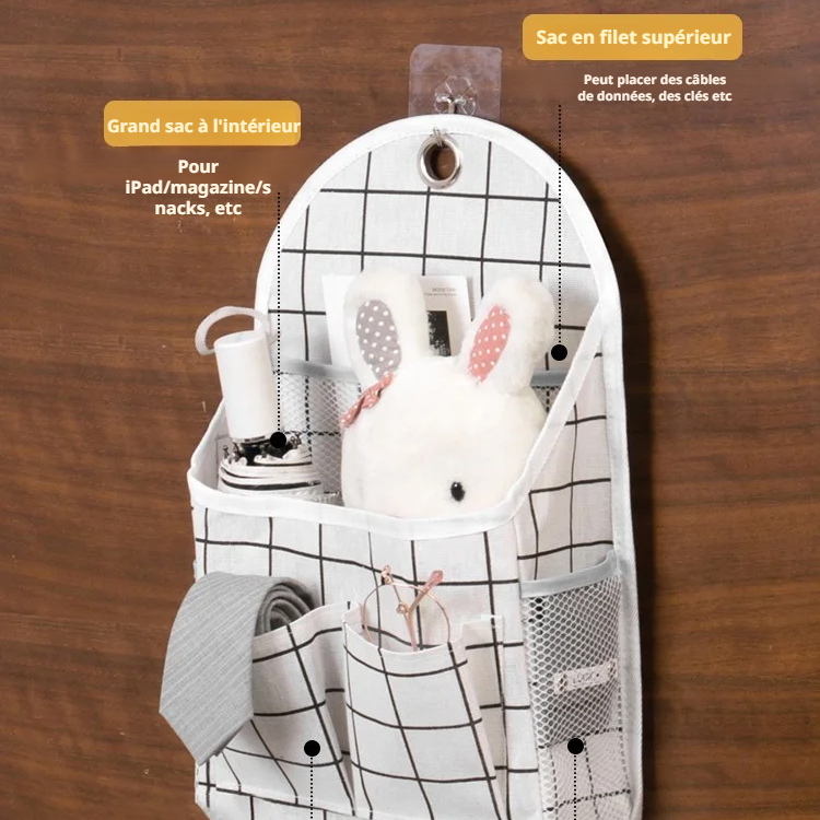 Sac de Rangement en Tissu Mural 