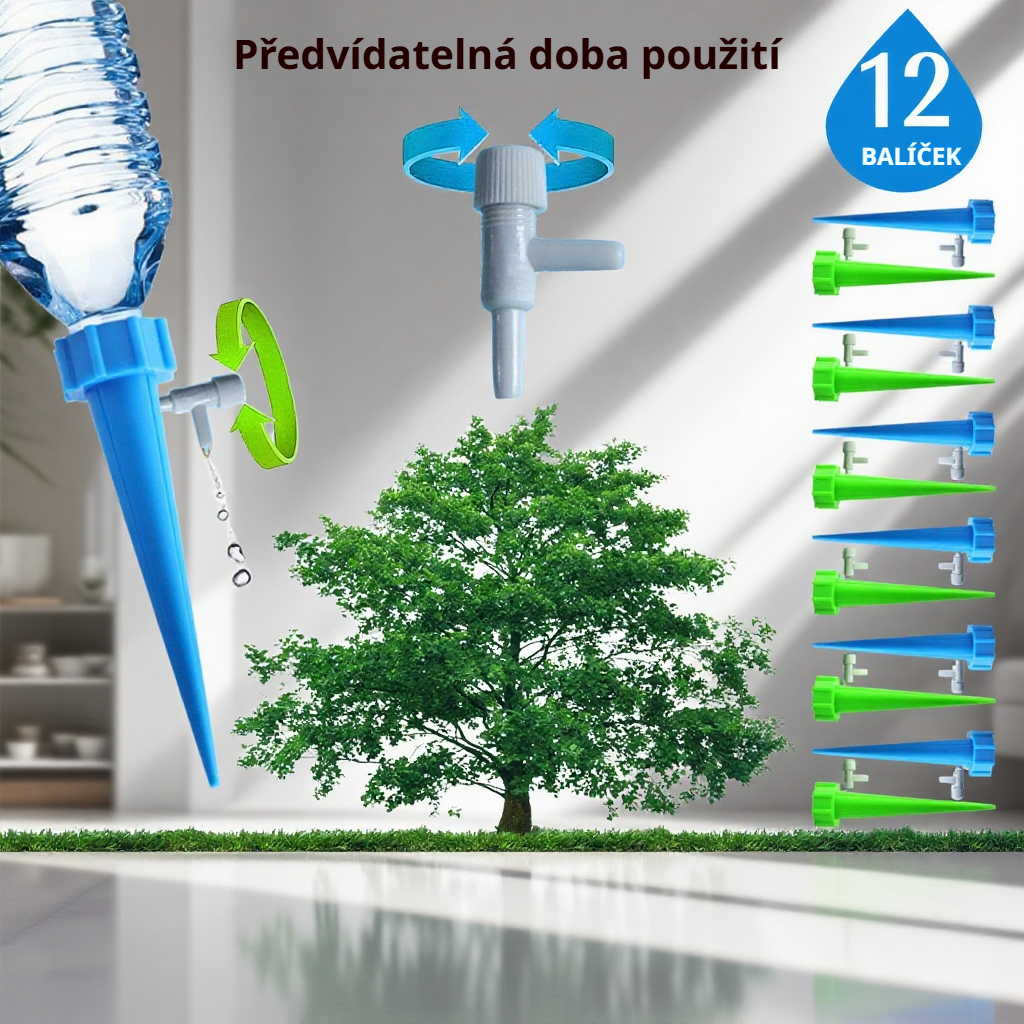  Automatická kapková závlahová sada s přepínatelným ventilem