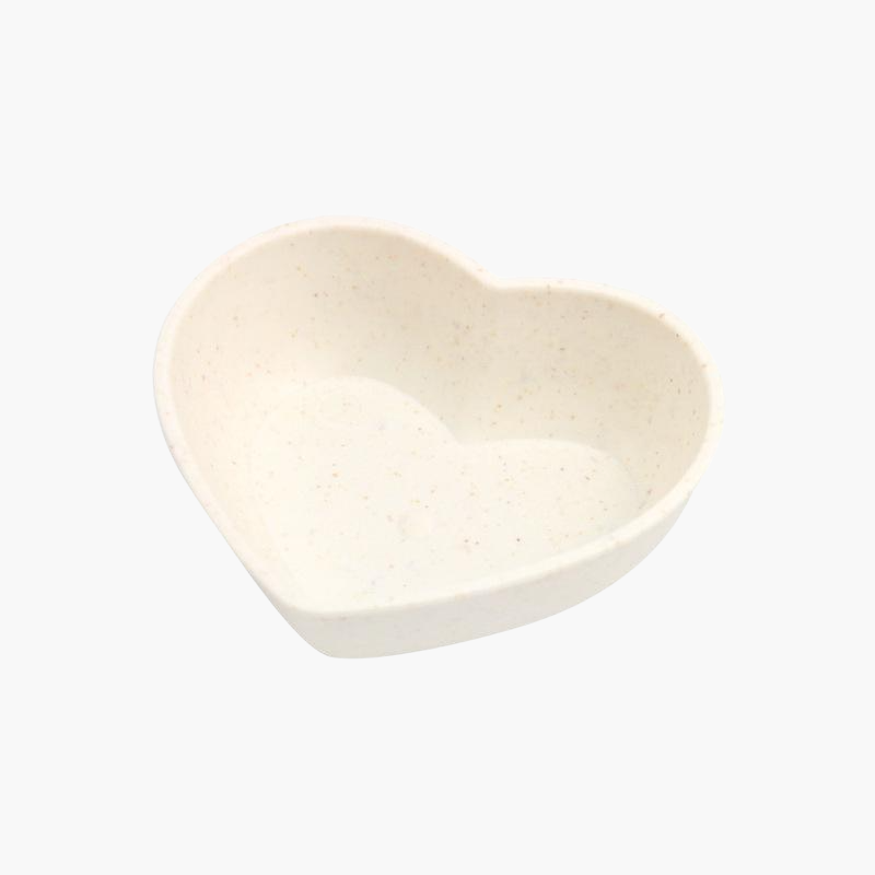 ハート形のつけ皿