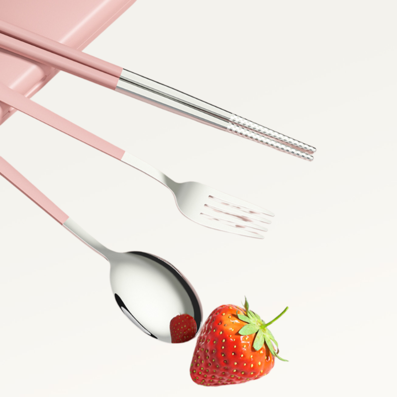 스테인리스 식기 3종 세트