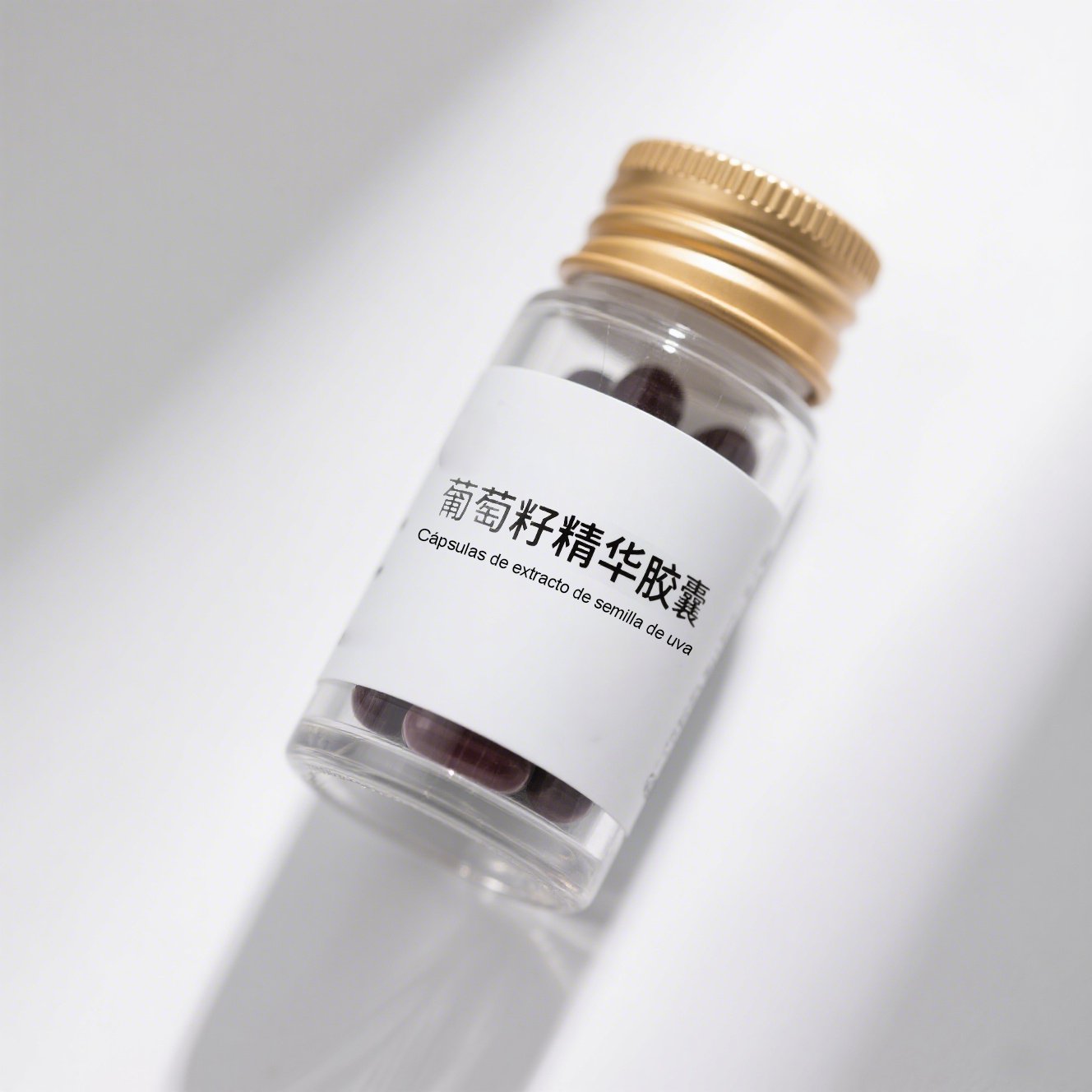 Cápsulas de extracto de semilla de uva 100mg paquete de 3 botellas