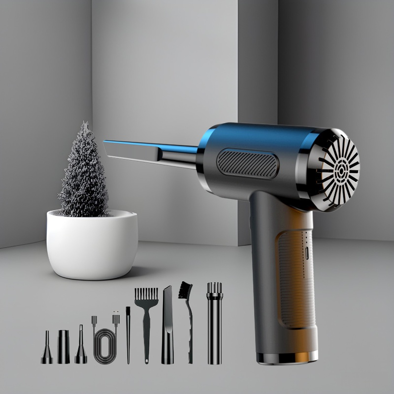 Portable Cordless Handheld Vacuum Cleaner for Car, Rechargeable with Strong Suction
