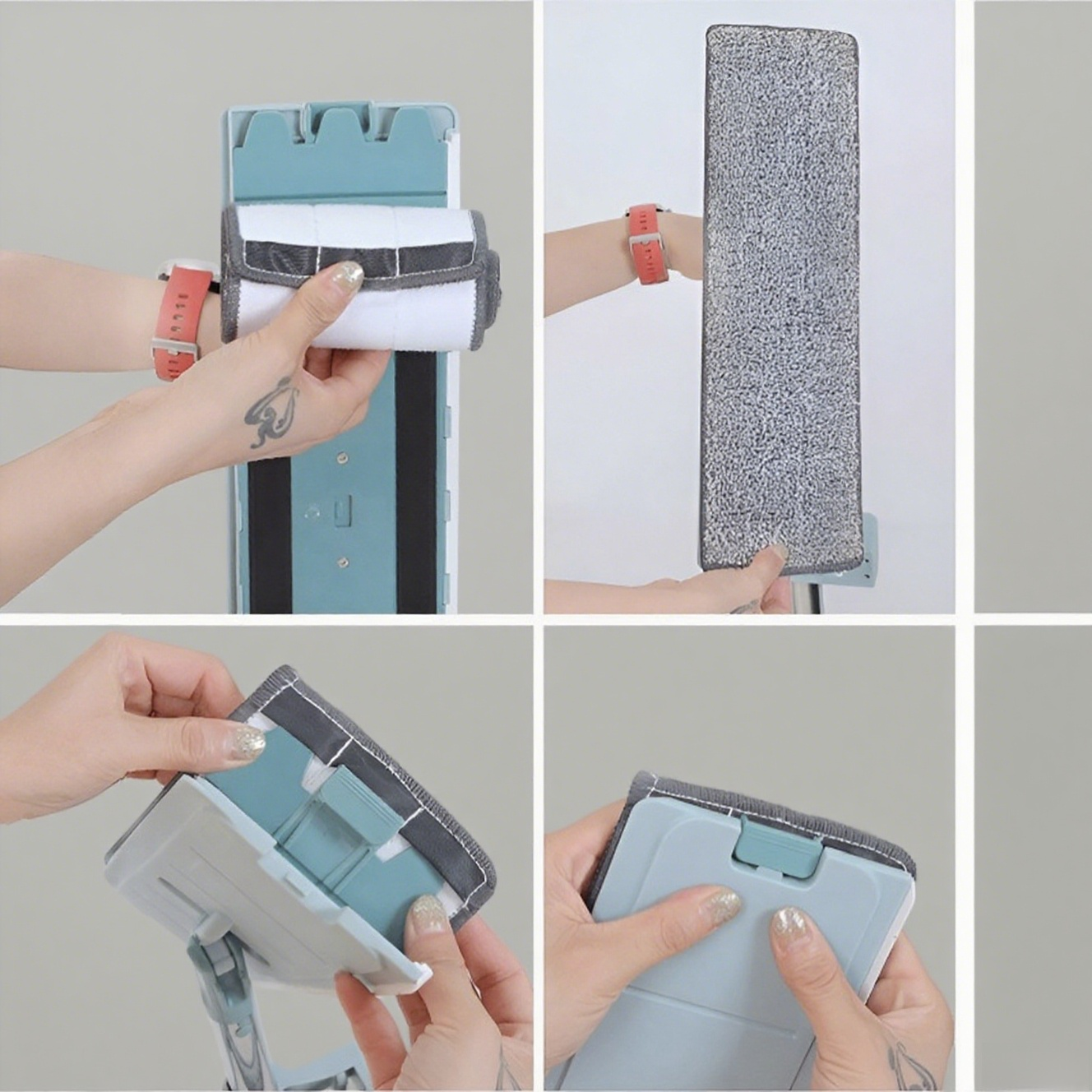 Automatický mop bez nutnosti ručního mytí