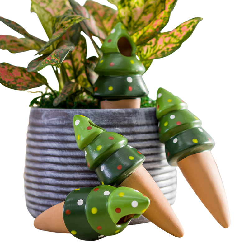 セラミック製クリスマスツリーシーパー、フラワーウォーターサーバー、レイジードリッパー、ドリッパー