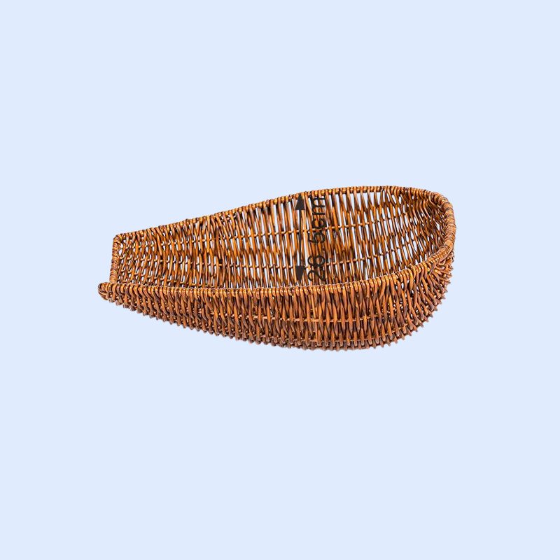 人工ラタン編みプラスチックバスケット