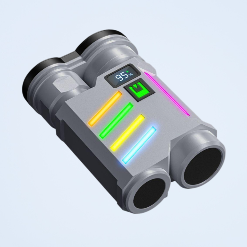고광량 충전식 아웃도어 초강력 원거리 다기능 손전등