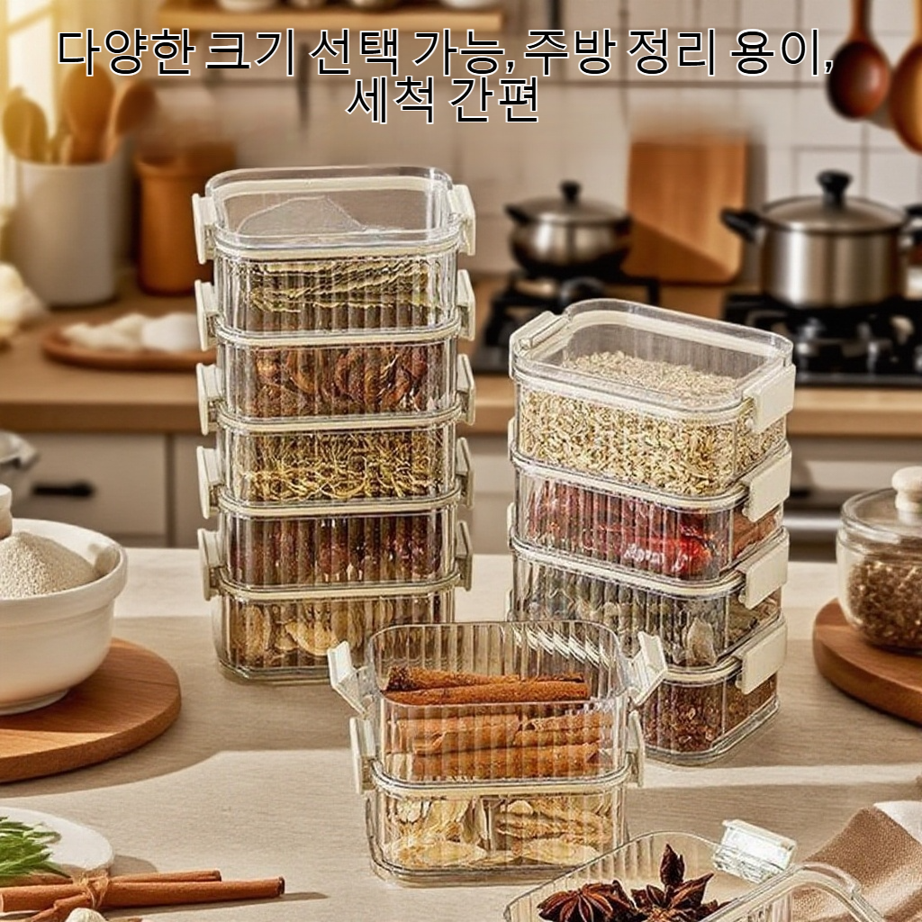 가정용 주방 식품급 밀봉 저장함